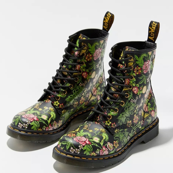 Dr. Martens 1460 Floral Bloom Boot - Picture 3 of 5